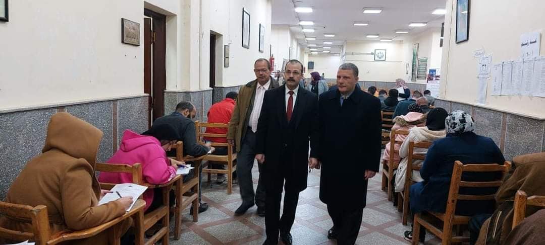  Prof.Dr.EL-Sayed Fouda inspects Postgraduate Studies Exams at Faculty of Law