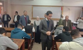 BU President inspects the First Semester Exams at Faculty of Science   