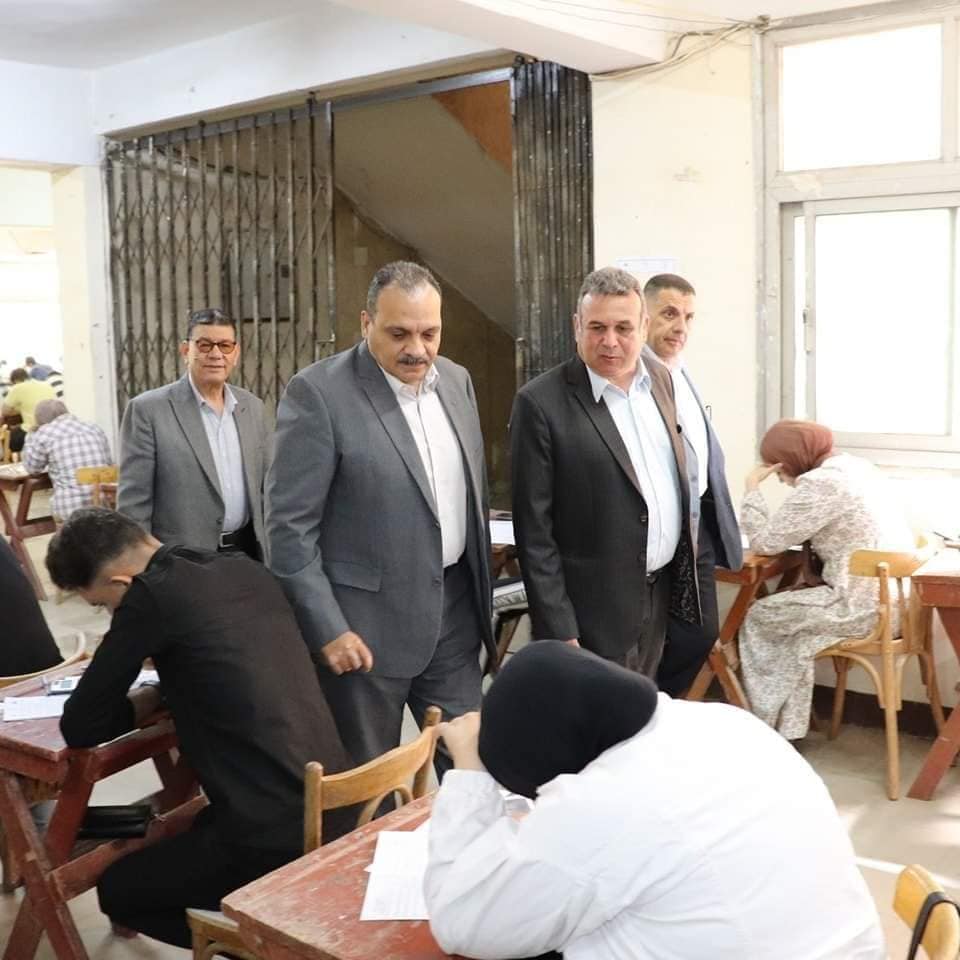 Dr.Tamer Samir inspects the Second Semester Exams at Faculty of Agriculture