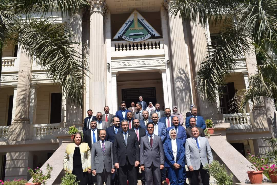 During his presidency of the University Council: El-Gizawy reviews Benha University's participation in the presidential initiative 