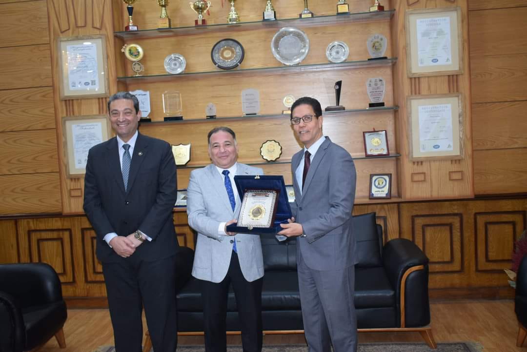 In appreciation of his efforts at work: The University Council of Benha honors the former Assistant Secretary for Financial Affairs