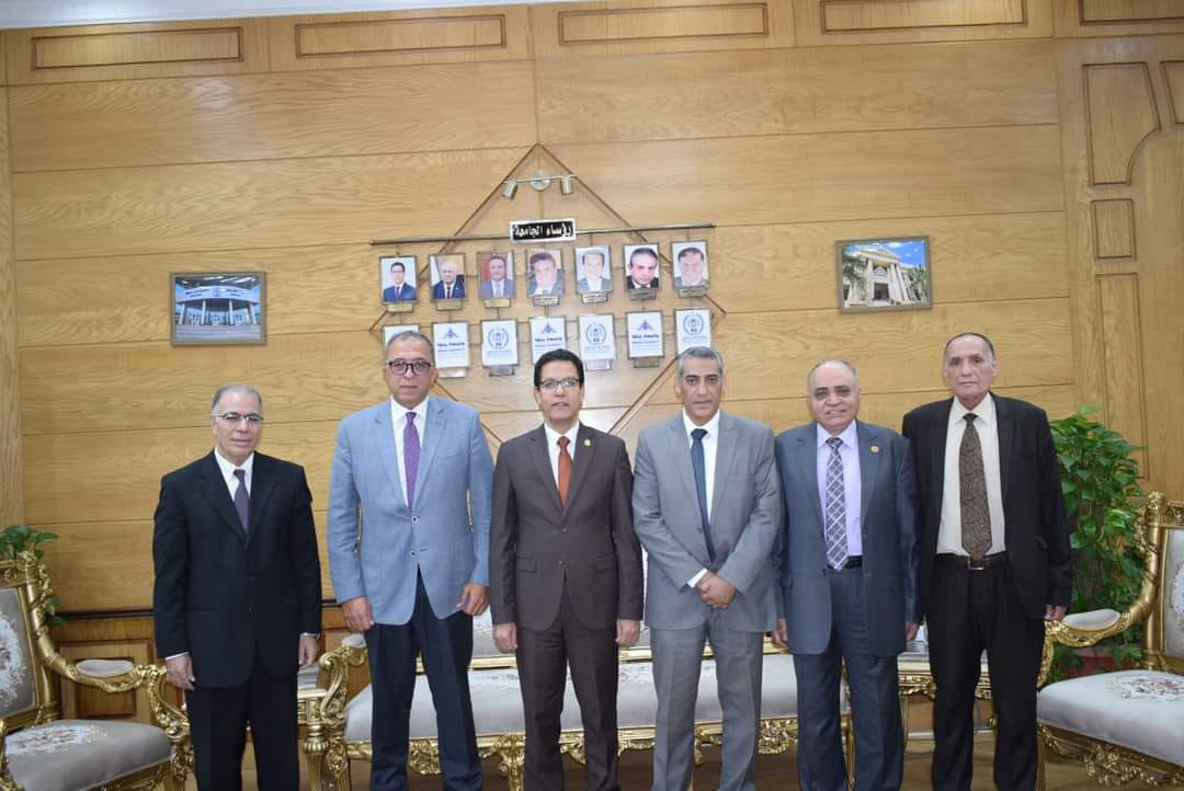 On the Occasion of a PhD thesis discussion: Benha University President Welcomes Former Minister of Planning, Follow-up, and Administrative Reform