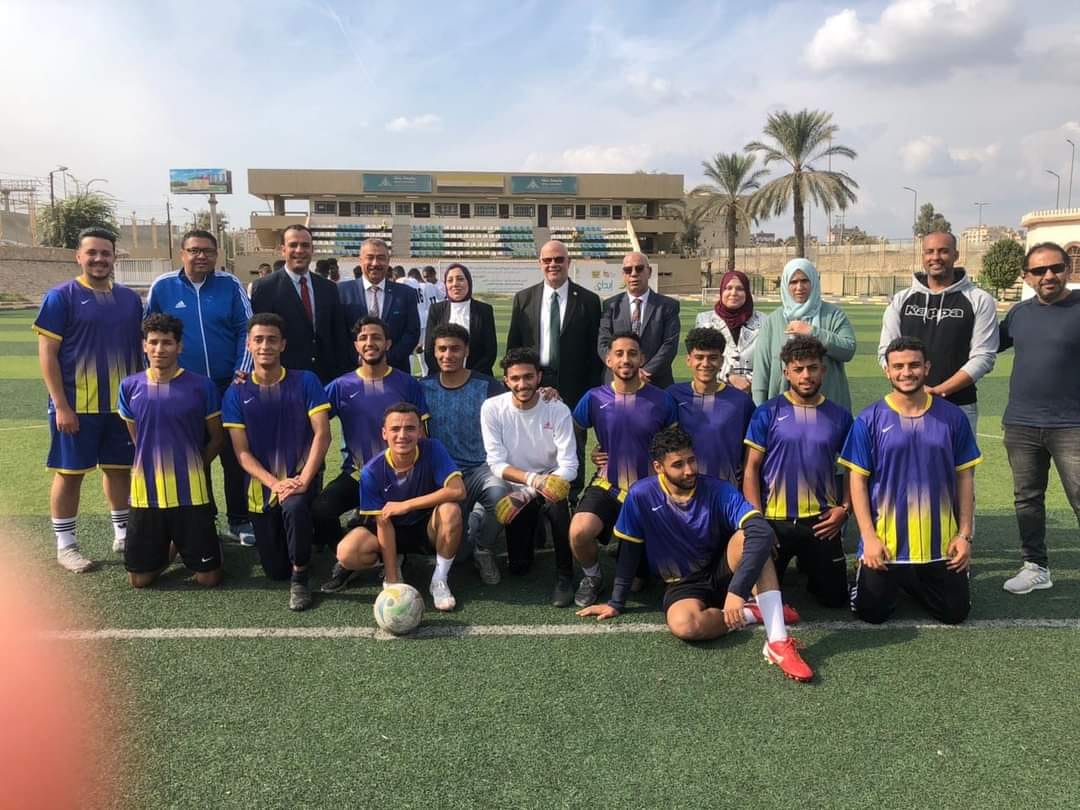 Vice President of Benha University for Postgraduate Studies Attends Sports Activities at the Sports Center