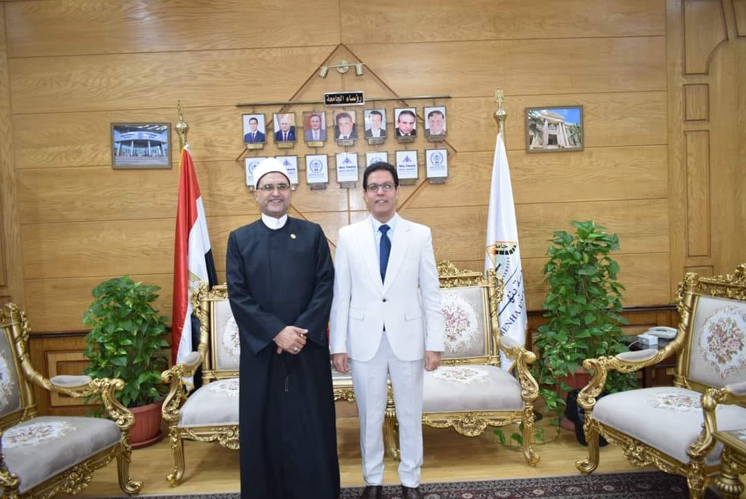 President of Benha University Receives the Undersecretary of the Ministry of Awqaf in Kalyobiya