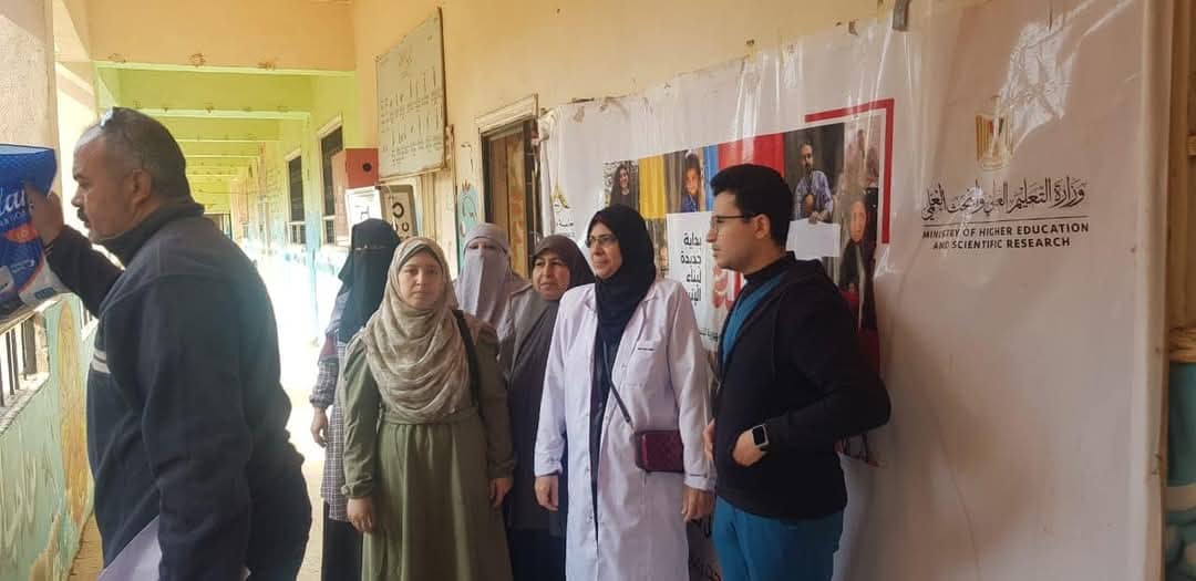 Medical Convoy by Benha University Examined 118 Cases at Al-Azhar Institute in Al-Safa Village