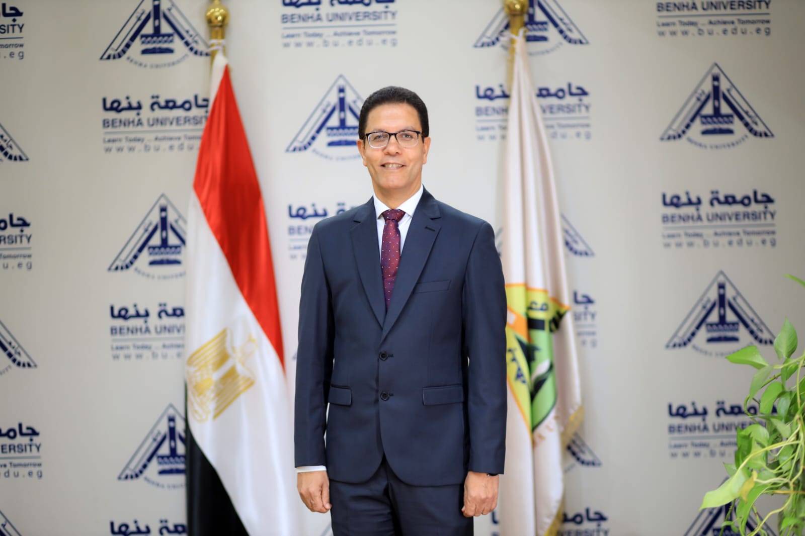 President of Benha University Congratulated President El-Sisi on Police Day Anniversary