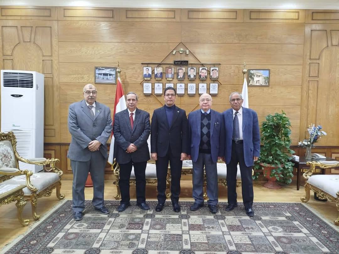 El Gizawy Received the President of Badr University in Assiut