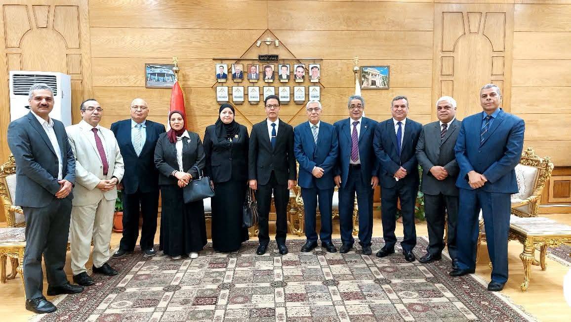 BU President received Programs Accreditation Teams from NAQAAE
