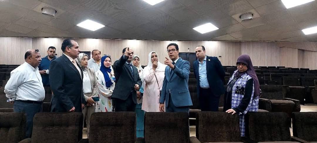 President of Benha University Inspected Examination Procedures at the Faculties of Arts and Commerce