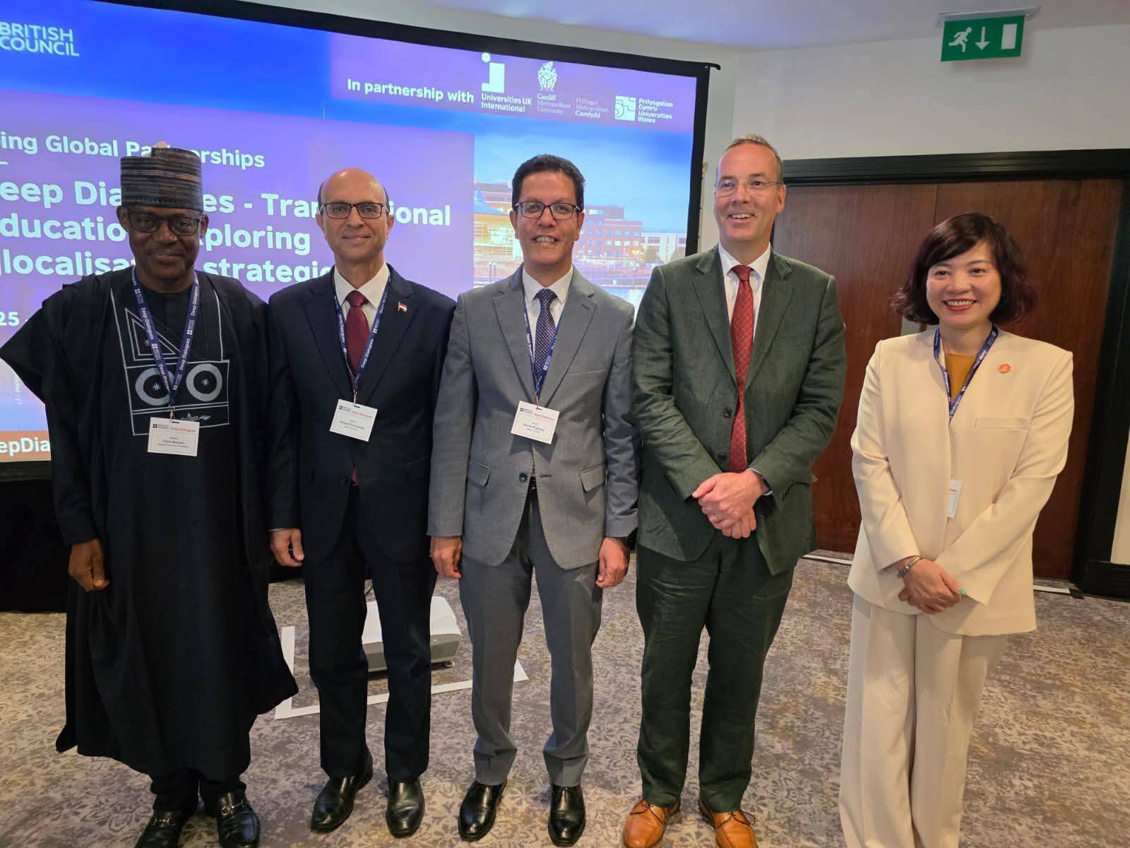 Benha University President Participates in the Cross-Border Higher Education Dialogue at the Invitation of the British Council