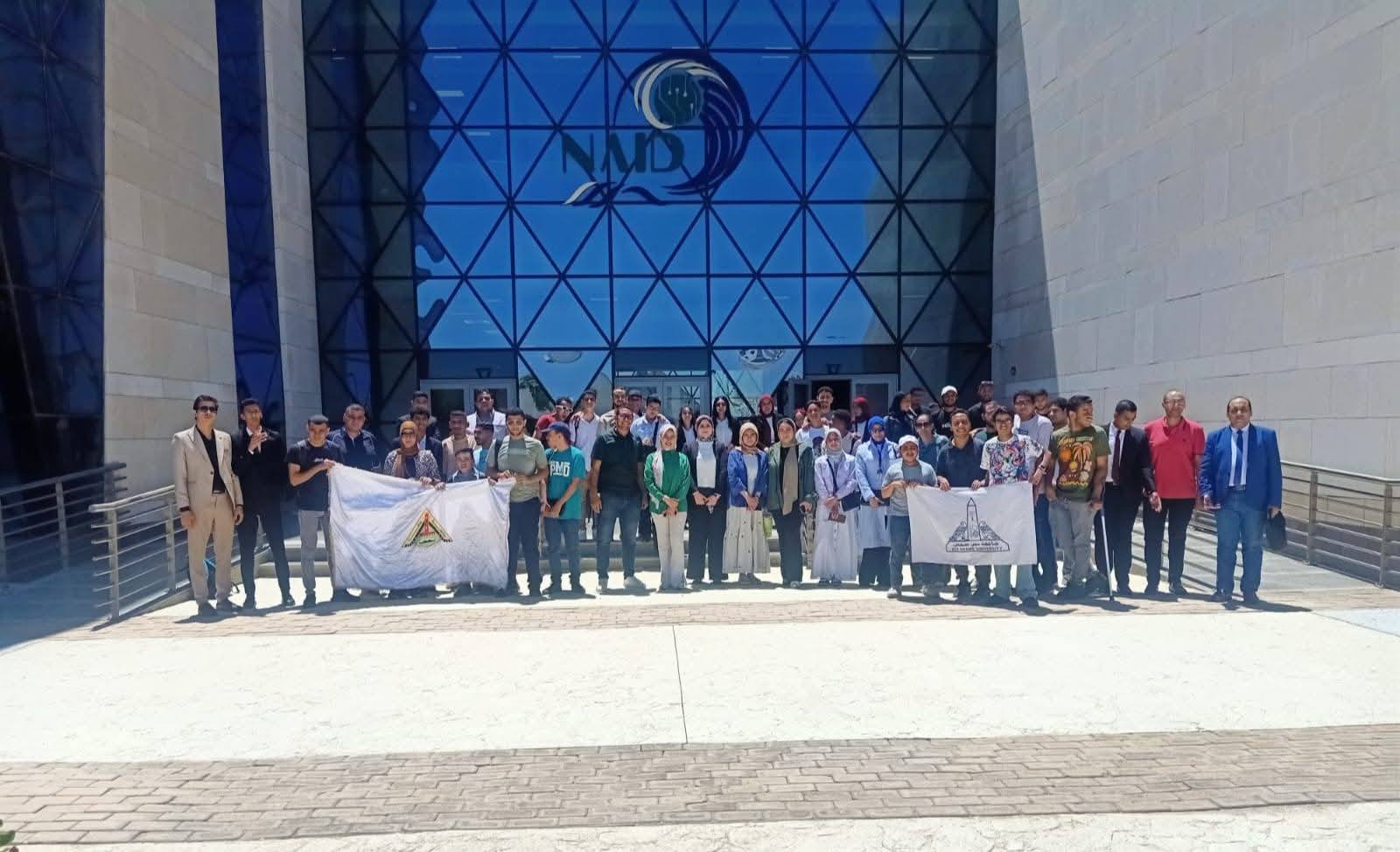 Visit by a Delegation of Students with Disabilities from Benha University to the New Administrative Capital