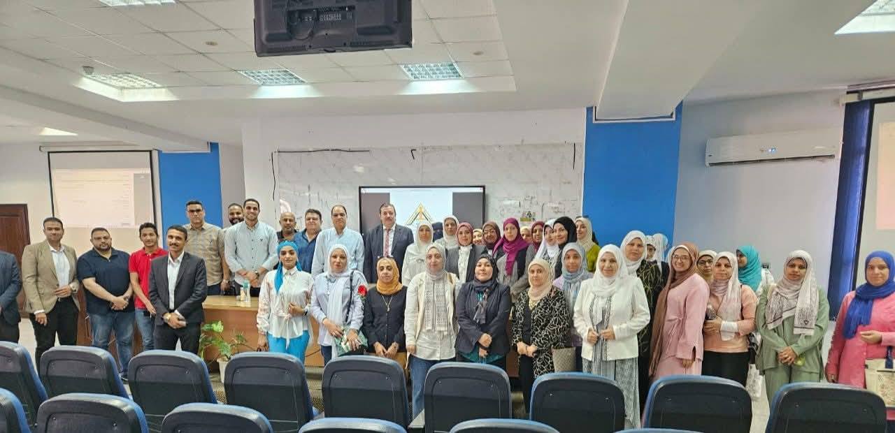 ورشة عمل عن المتابعة الإلكترونية لمؤشرات أداء الخطة الاستراتيجية لجامعة بنها 