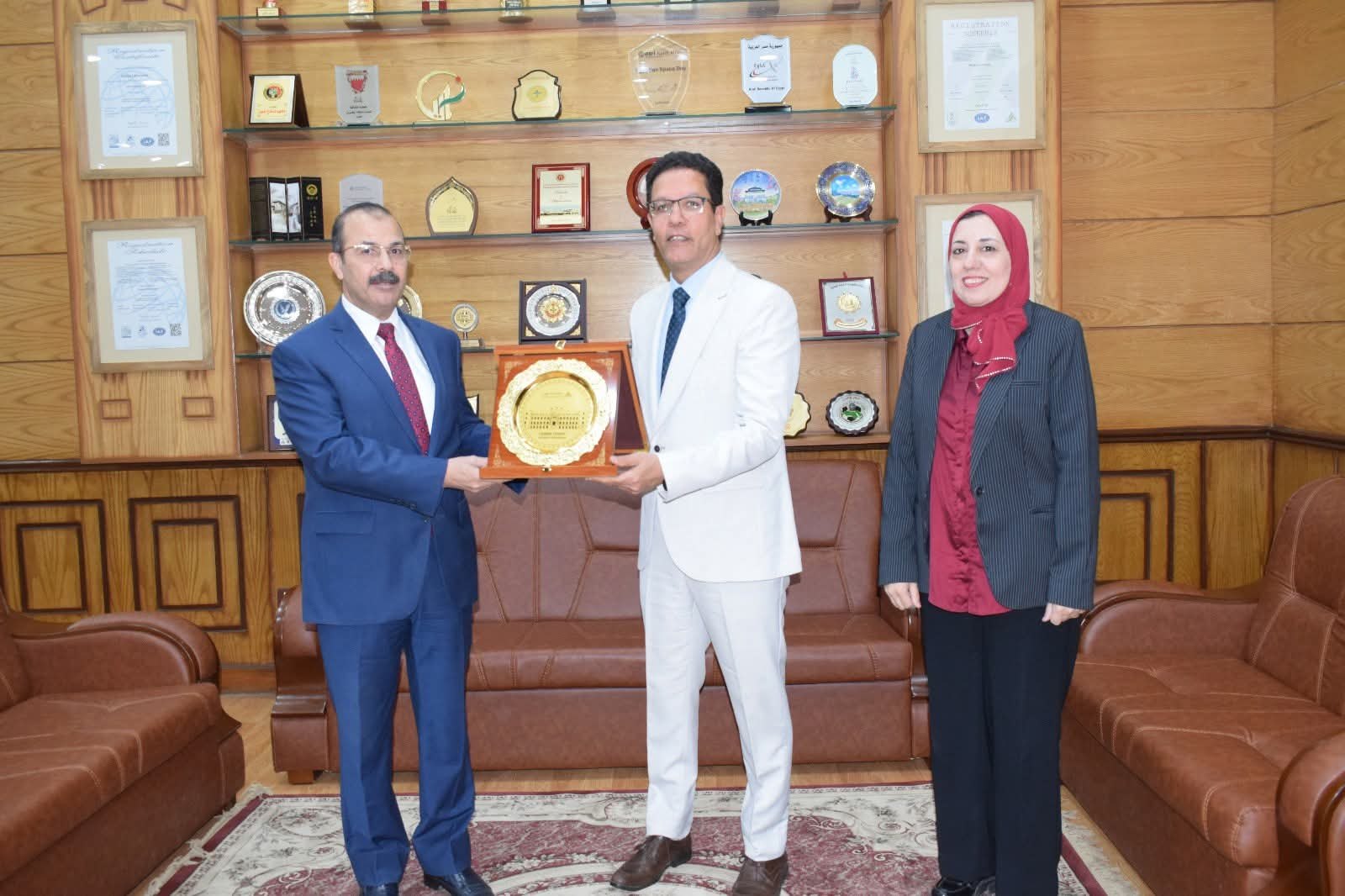 In recognition of his Efforts and Effective Contributions: Benha University Council honors the University's Vice President for Community Service and Environmental Development Affairs