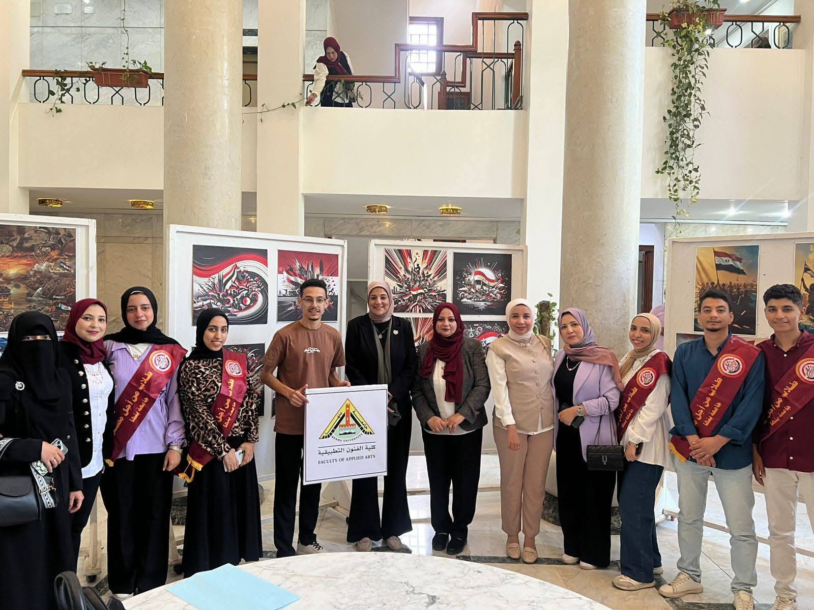  Benha University's Faculty of Applied Arts Participated in Ministry of Culture's October Victory Celebration at Cairo Opera House