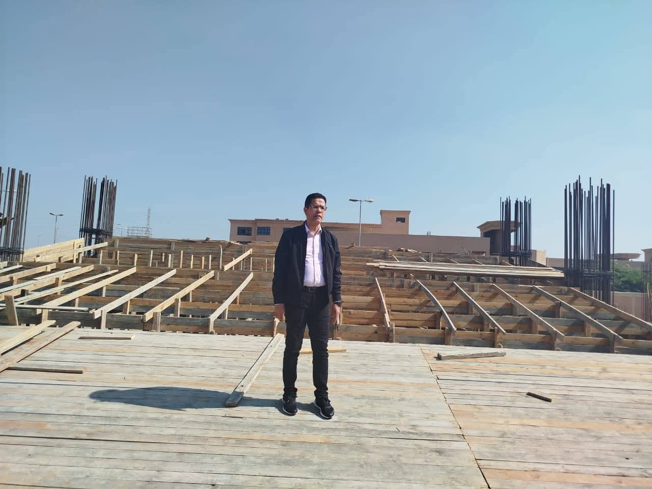 President of Benha University Inspected New Construction Projects 