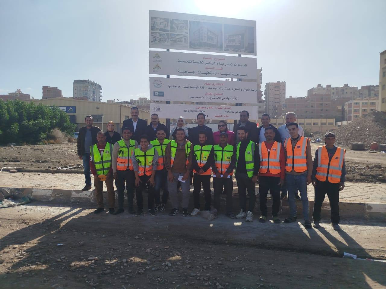  In an Extensive Tour: The President of Benha University Inspects New Facilities in Kafr Saad 