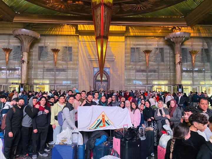 جامعة بنها تشارك في رحلة قطار الشباب 