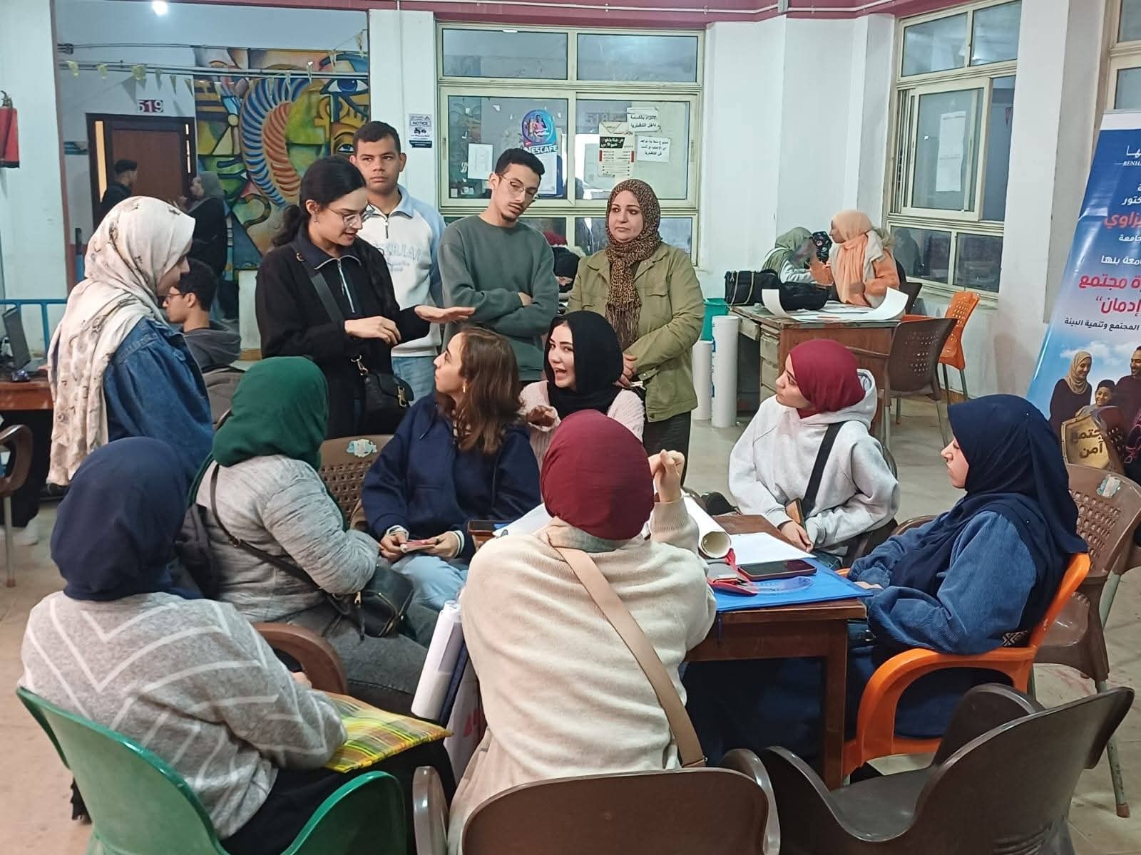 Benha University Ongoing: “Safe Community Free from Addiction” Awareness Campaign