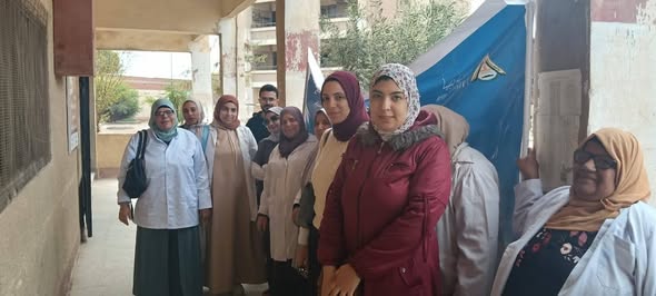 Benha University Organized a Specialized Medical Convoy at Samir Nasif Preparatory School in Sheblanga