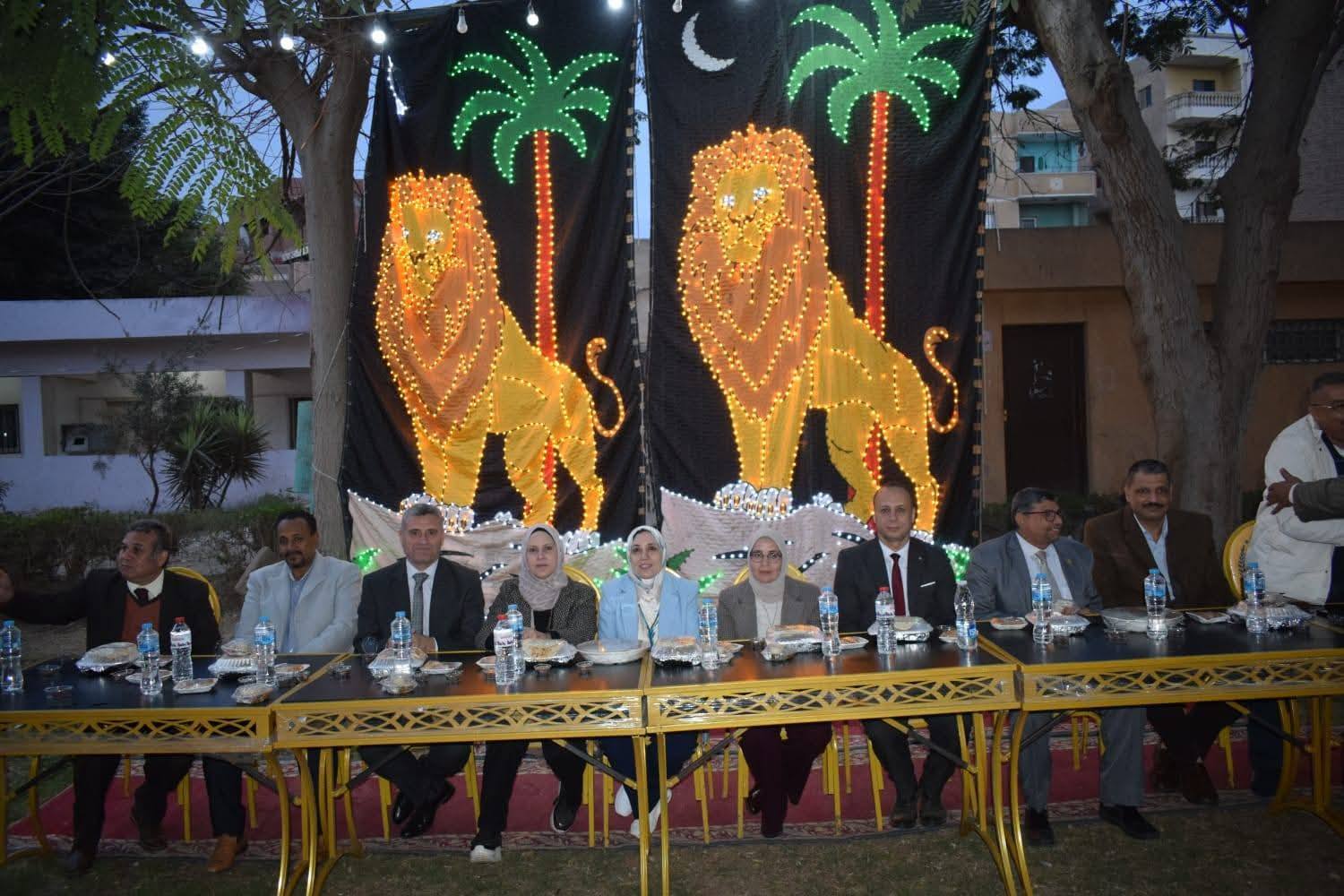 Vice Presidents of Benha University Participated in the Agriculture Faculty Iftar in Moshtohor