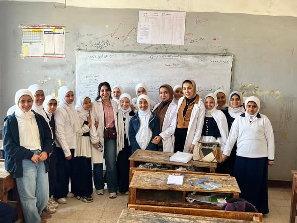 جامعة بنها تنظم قوافل تثقيفية بمدرسة إمياي الإعدادية بنات بطوخ