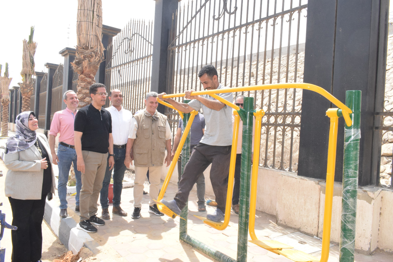 Benha University Established Outdoor Gym Units on Kafr Saad Campus