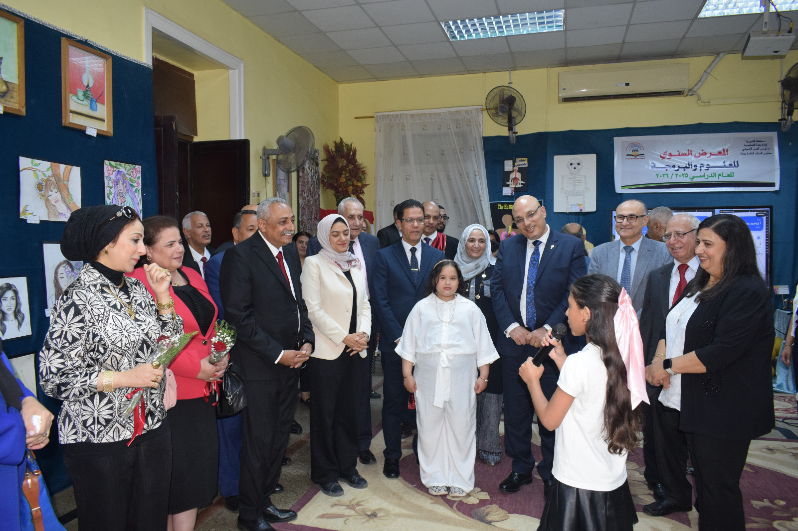 President of Benha University Attended the Student Activities Ceremony at Al-Salam Language Schools in Benha
