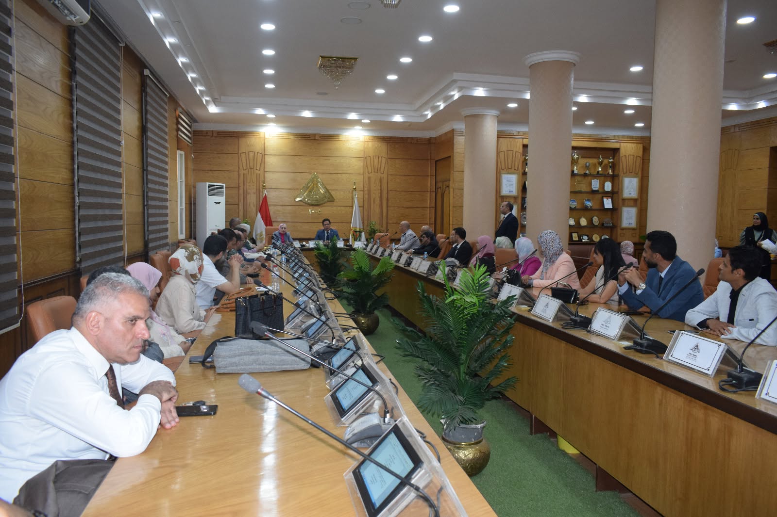 Honoring the Best Researchers and Organizing Committee Members of the Fifth Conference for postgraduate Students in Applied Sciences at Benha University