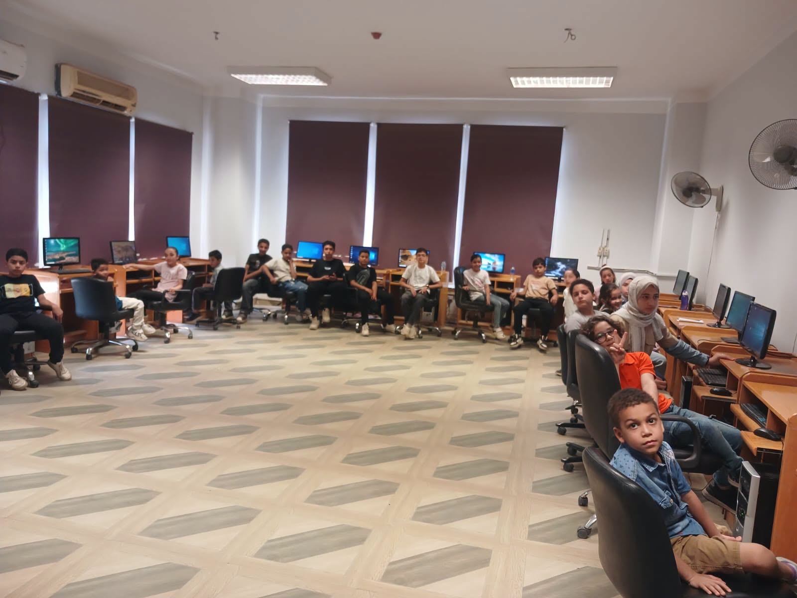 Benha University Launches Children's Programming Courses at the Information Technology Center