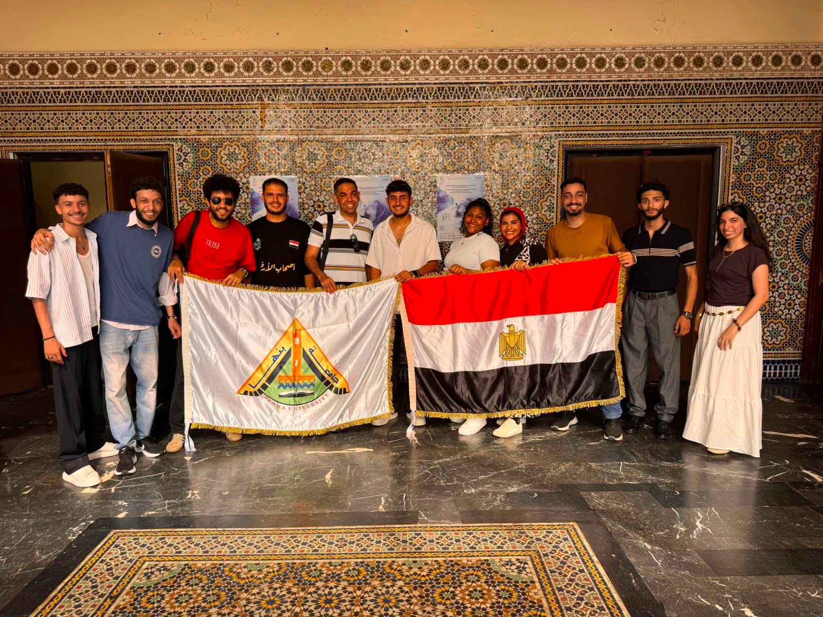 Benha University Represents Egypt at the International University Theater Festival in Casablanca  