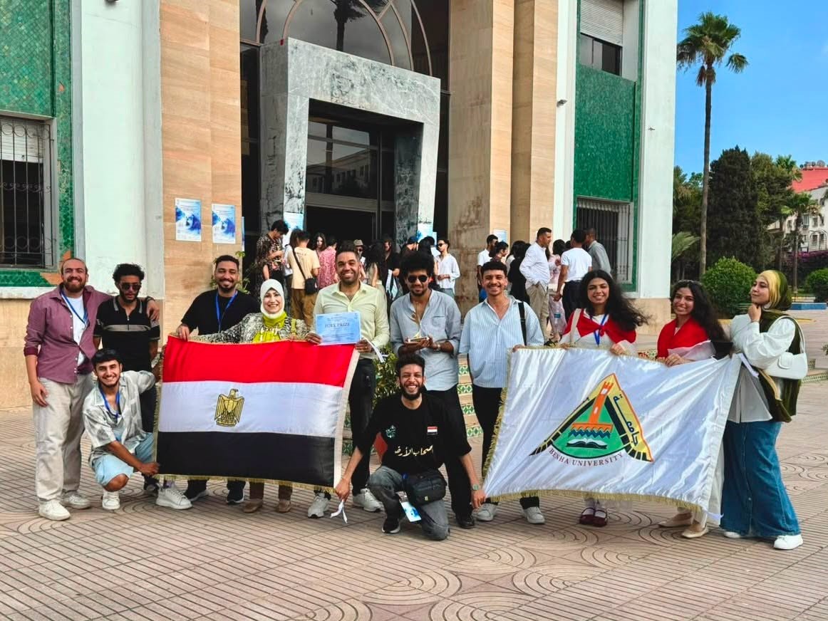 Benha University Theatre Troupe Wins Jury Award at International University Theatre Festival in Morocco