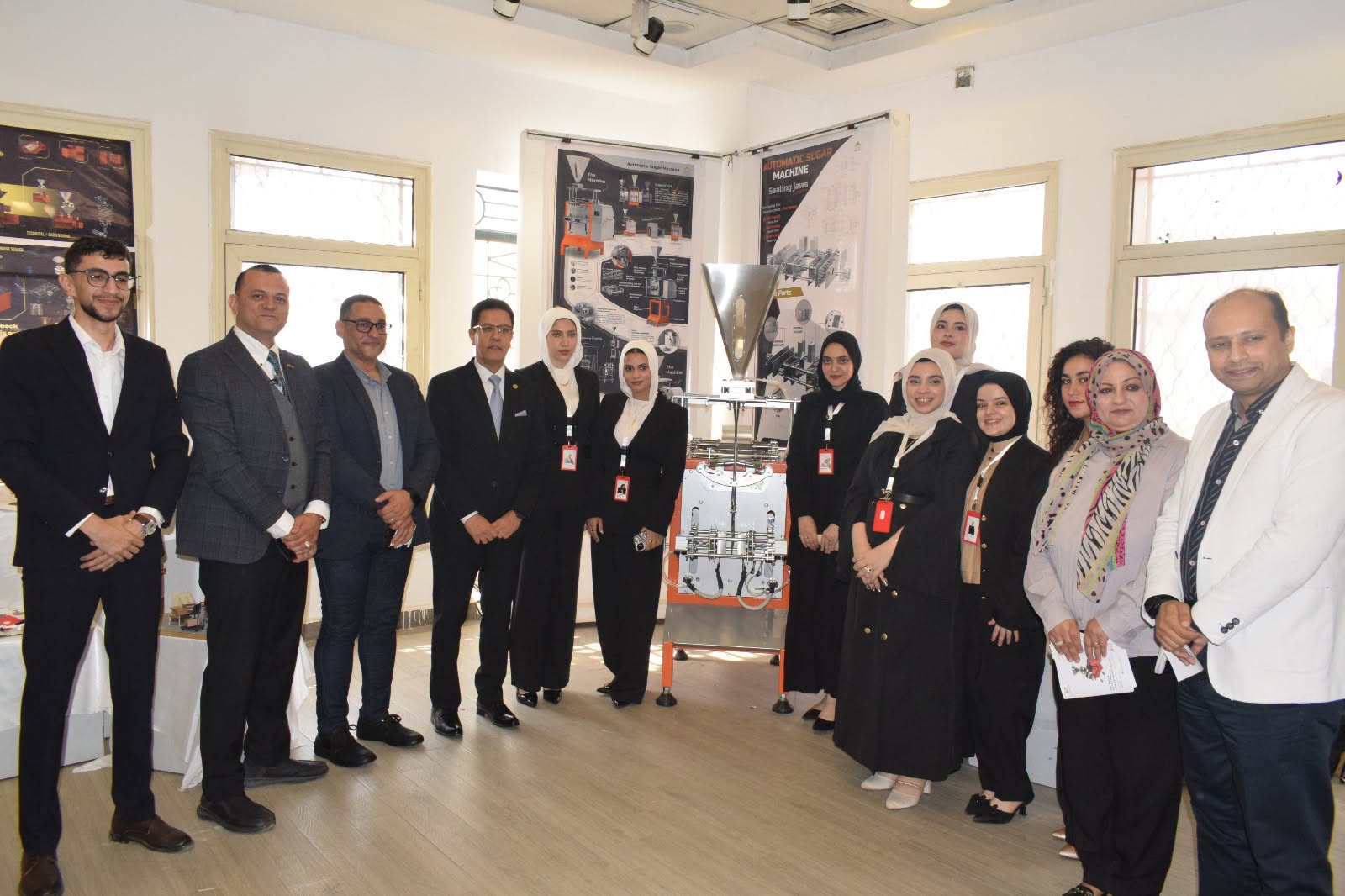 Benha University President Attends Industrial Design Graduation Projects at Faculty of Applied Arts