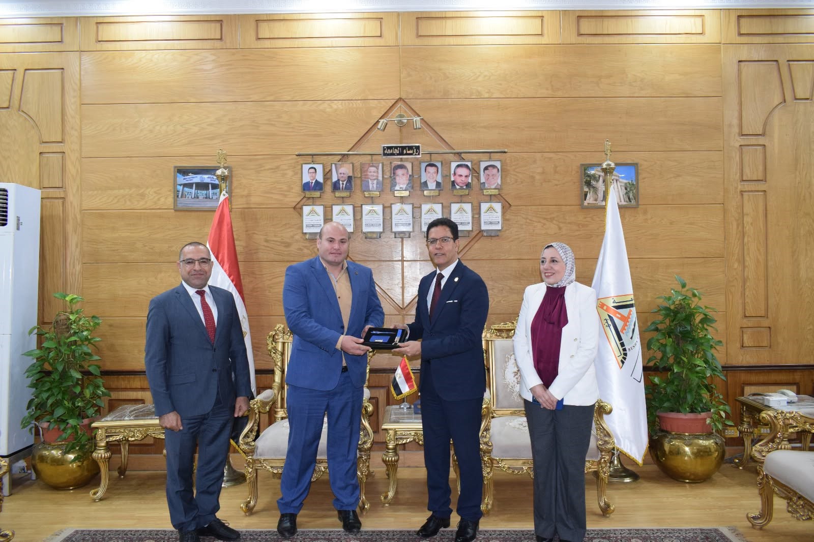 President of Benha University Welcomed Vice President of Al-Farabi University in Iraq to Discuss Scientific and Research Collaboration