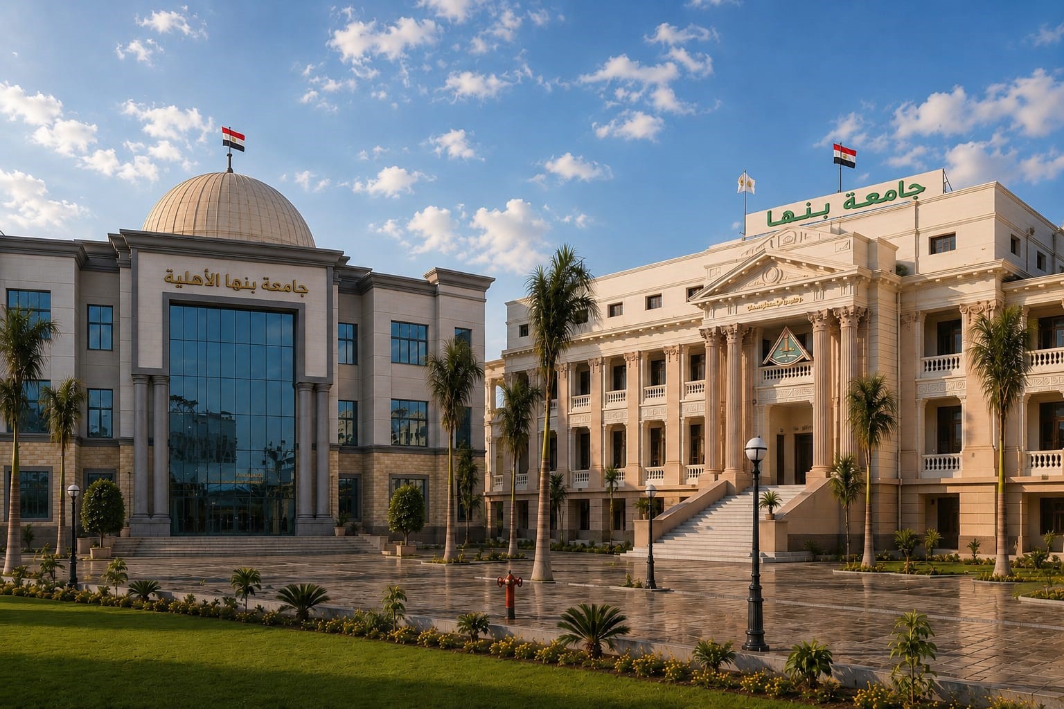 President of Benha University Congratulates the First Graduating Class of Benha National University