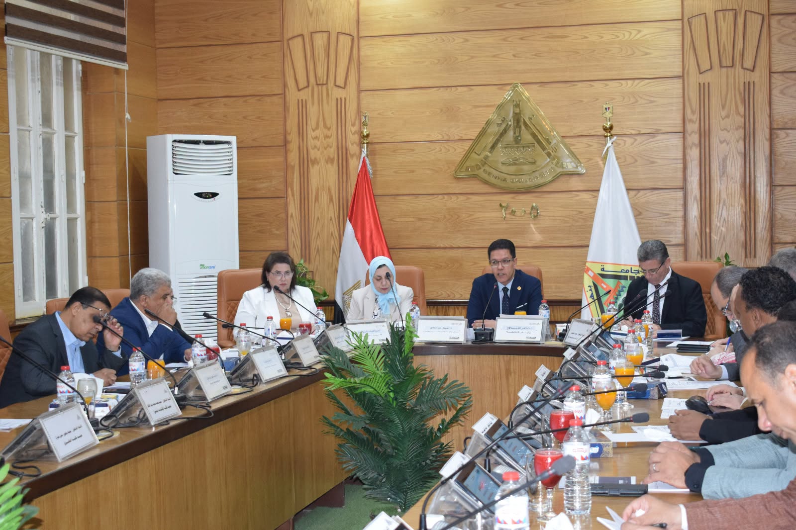 Prof. El-Gizawy:  Approval of the University's Strategy for Artificial Intelligence, Carbon Footprint Report, and Regulations for Granting Honorary Doctorates.