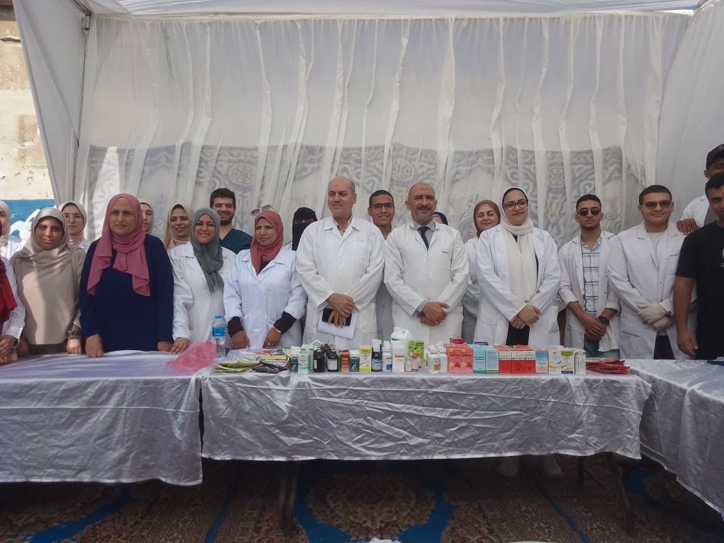 جامعة بنها تنظم قافلة بيطرية مجانية بقرية عرب العليقات بالخانكة