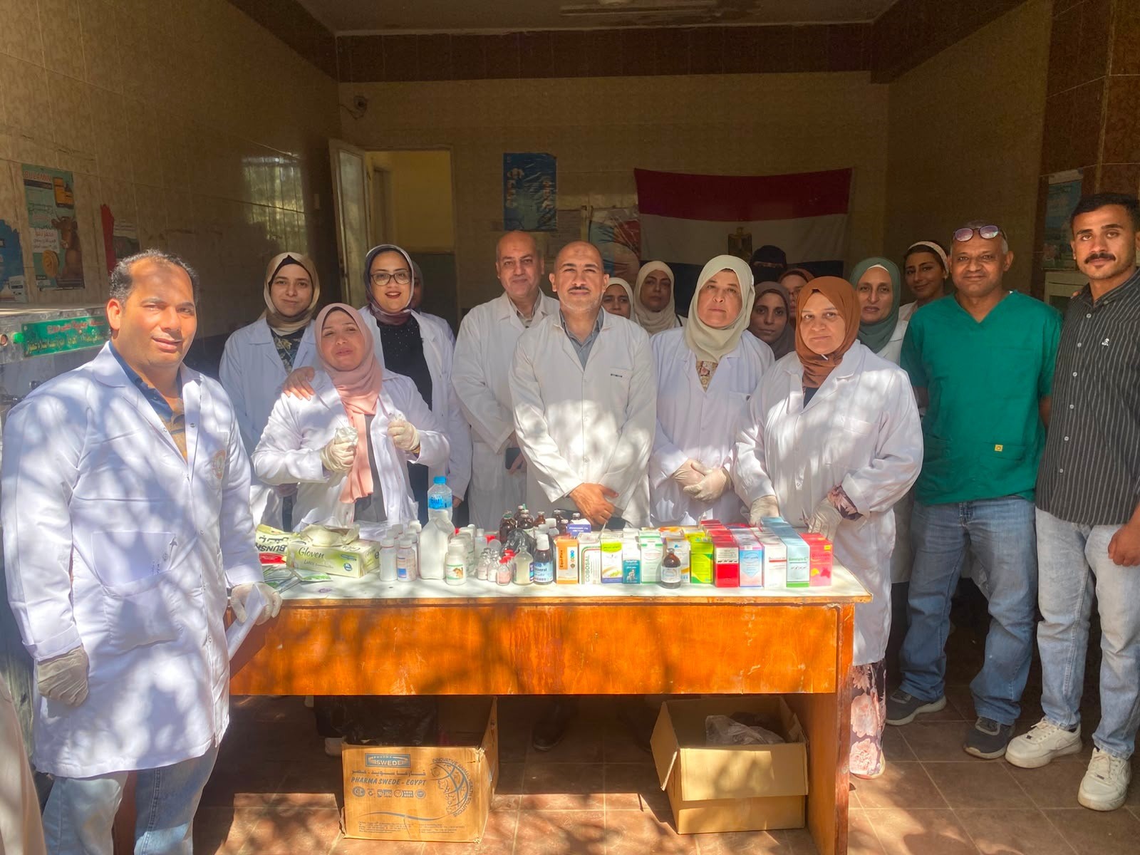 Benha University Organizes Free  Veterinary Convoy in Batta Village
