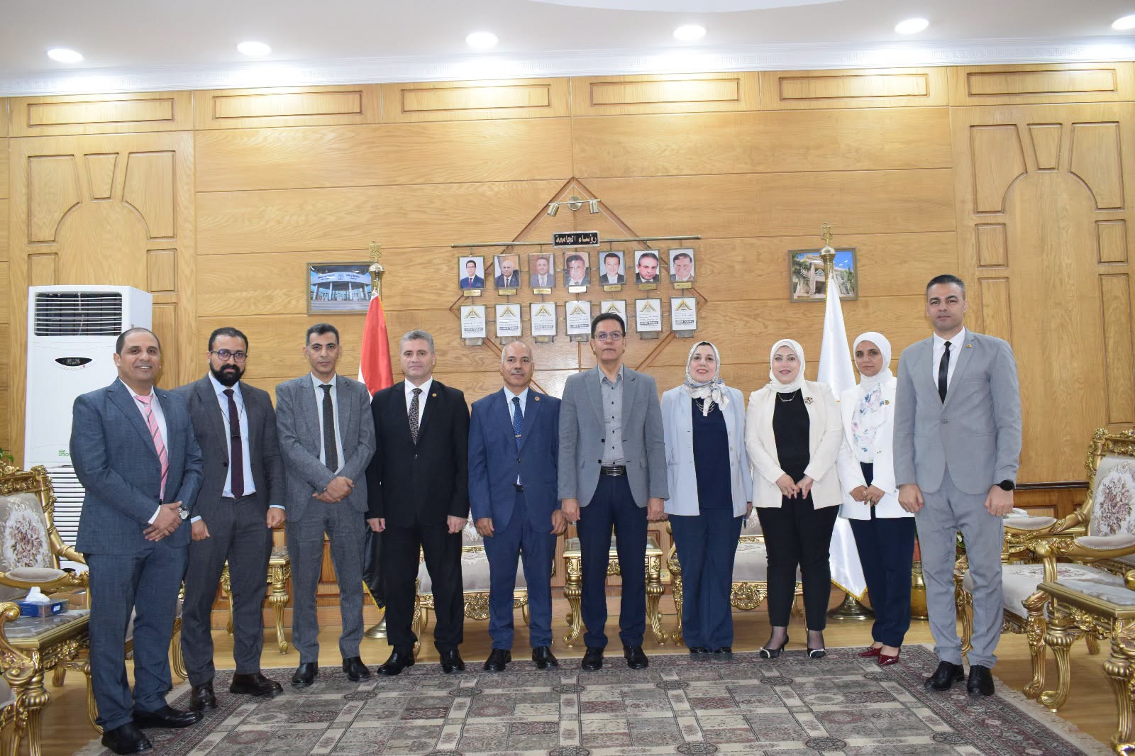 رئيس جامعة بنها يستقبل مدير الوحدة المركزية للتدريب على تكنولوجيا المعلومات بالمجلس الأعلى للجامعات