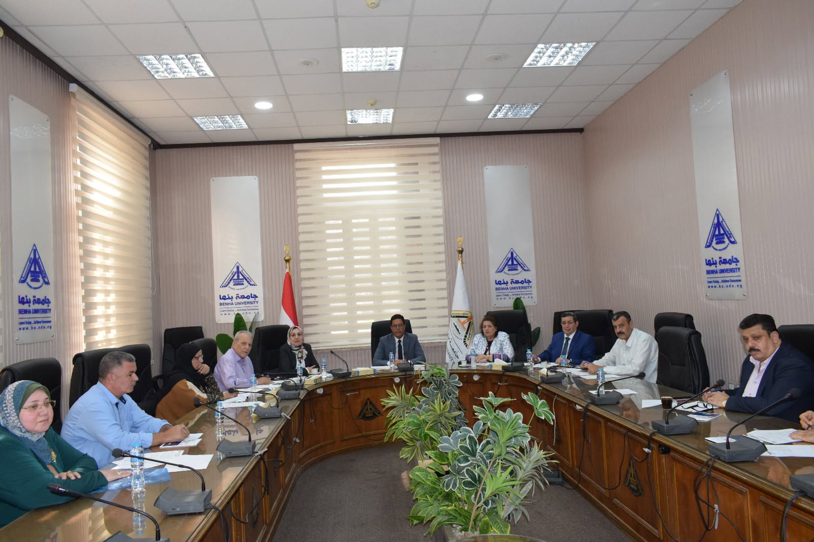 President of Benha University Chaired the Board Meeting of the University Residential Campus Fund to Follow Up on Preparations for the New Academic Year