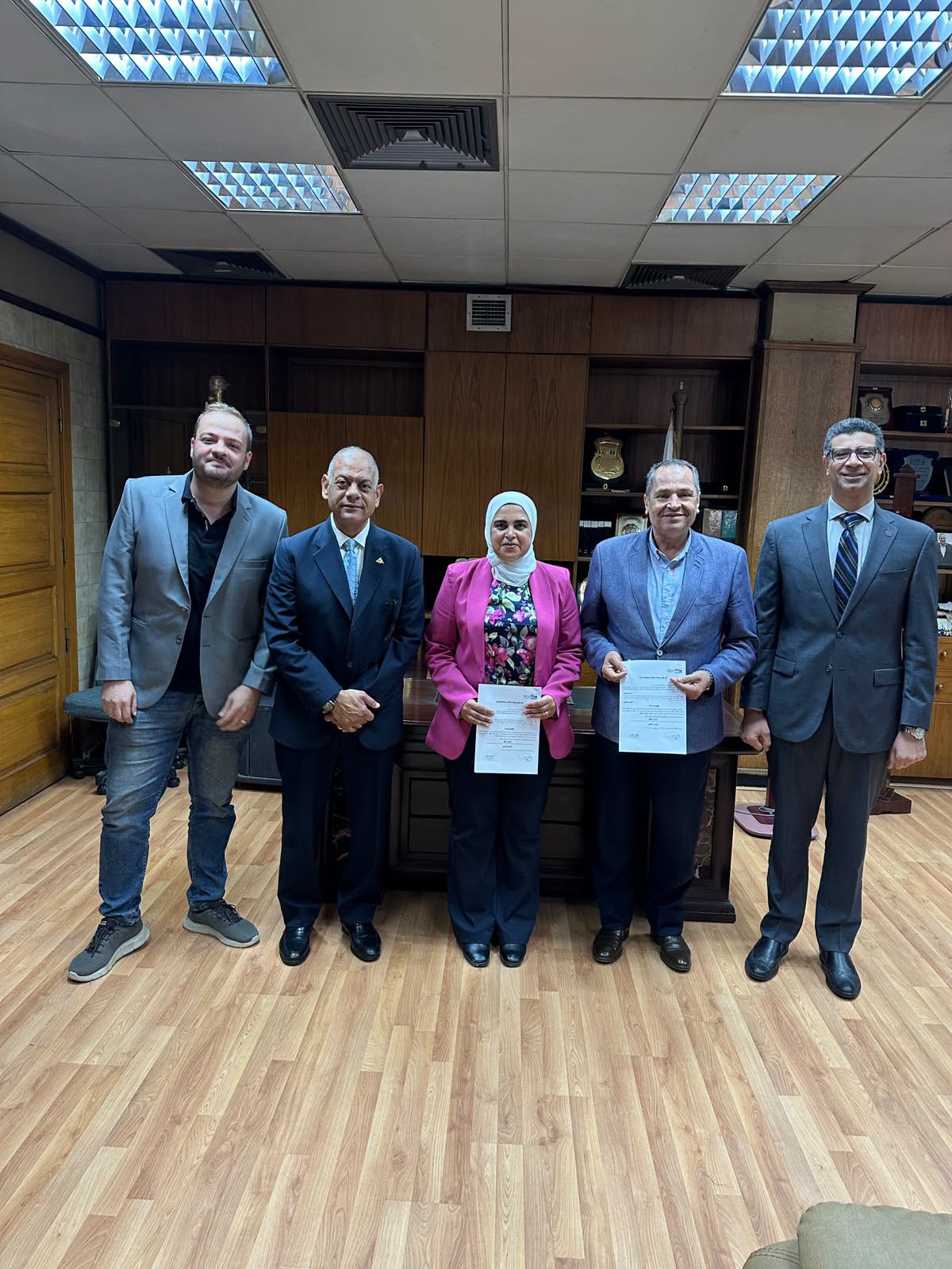 هندسة بنها توقع بروتوكول تعاون مع هيئة الأبنية التعليمية لإجراء الجسات وأبحاث ميكانيكا التربة