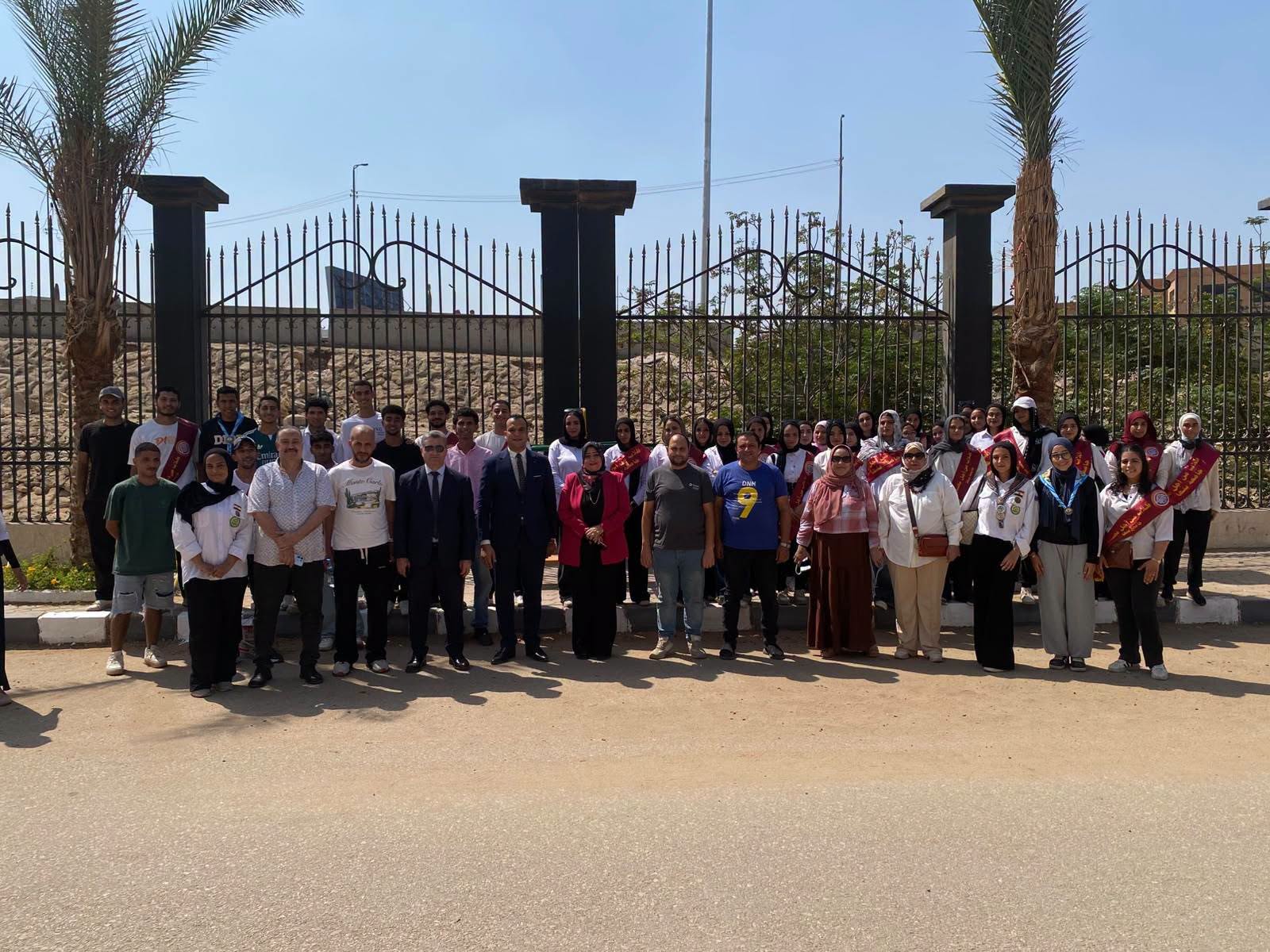 Benha Vice President Inspects Readiness of Faculty of Sport Sciences for New Academic Year