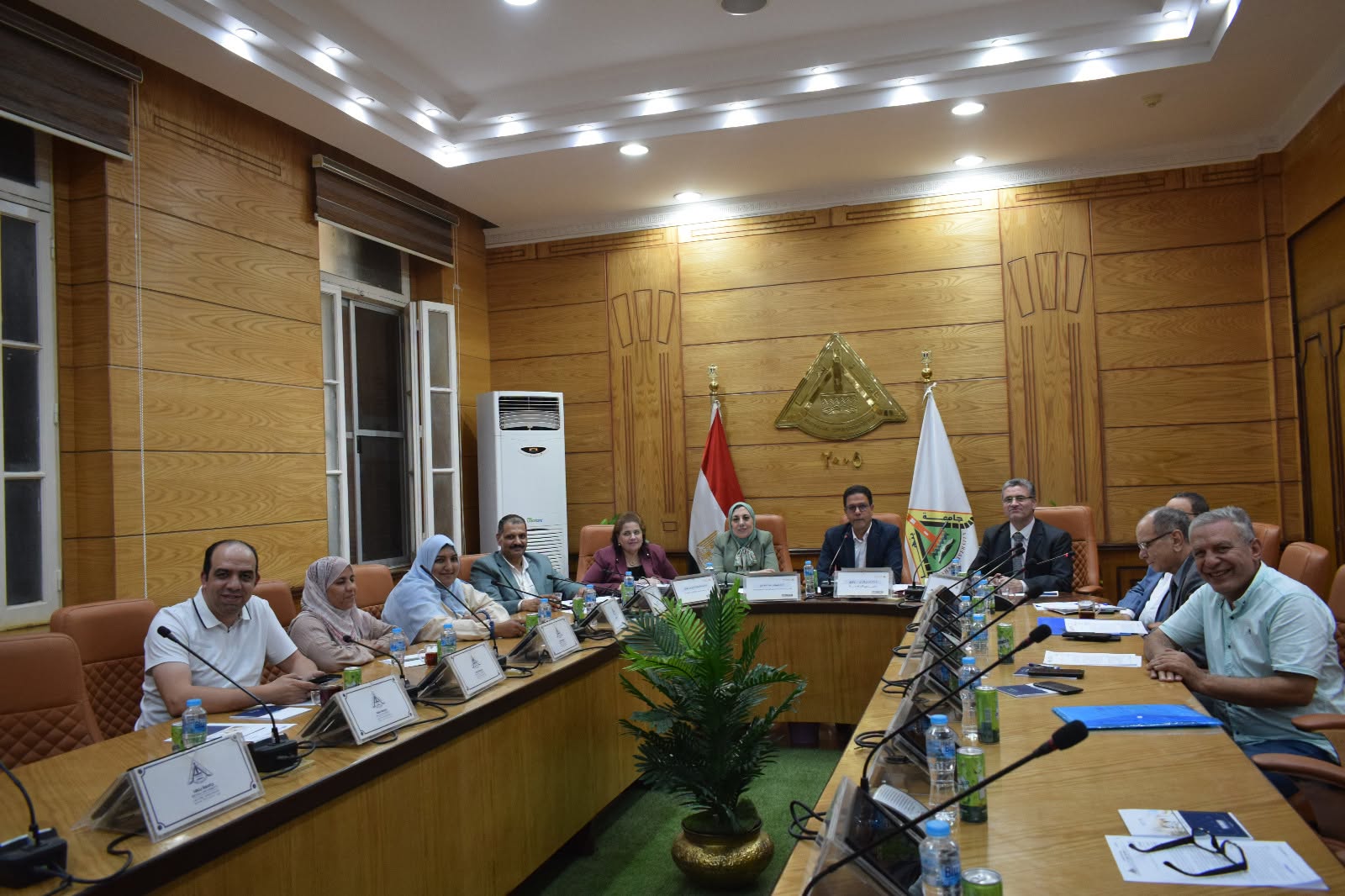 President of Benha University Chaired the Facilities Committee Meeting to Monitor Construction Projects and Improve Infrastructure