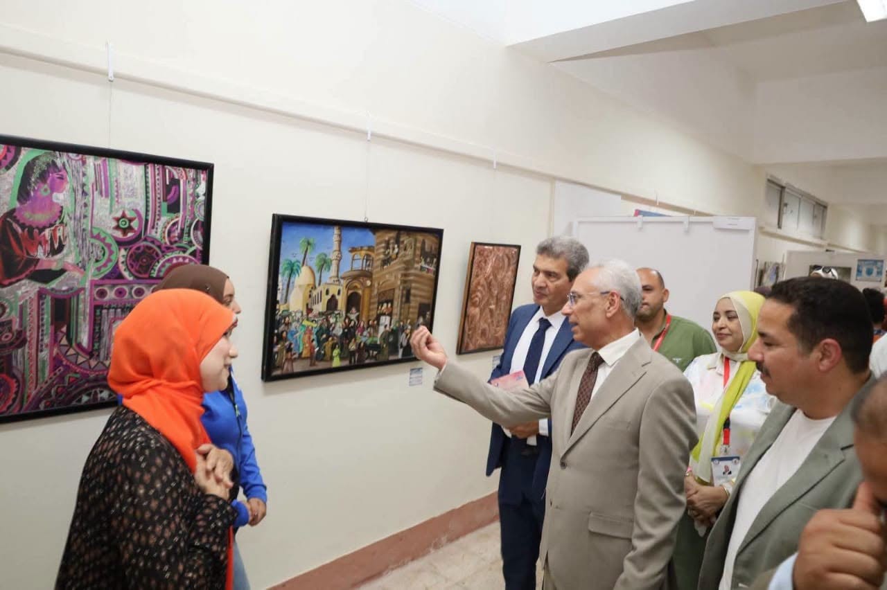 Benha University Secured Second and Third Places in Fine Arts and Sculpture Competitions at the 14th Week of University Youth